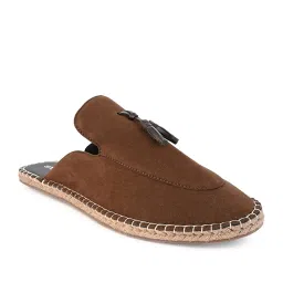 Styli Men's Brown Mule Shoes image 2
