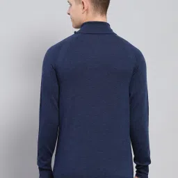 Monte Carlo Navy Blue Regular Fit Pullover image 2