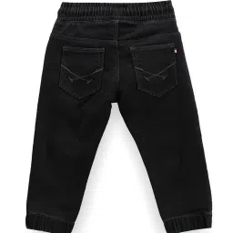 U.S. Polo Assn. Kids Black Solid Jeans image 2