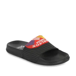 CL Sport by Carlton London Men's Black Slides image 2