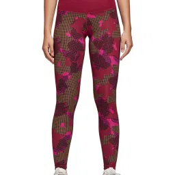 Adidas Red Printed Tights image 1