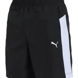 Puma Black Cotton Regular Fit Colour Block Sports Shorts-picture-23