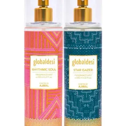 Global Desi by Ajmal Rhythmic Soul & Star Gazer Fragrance Mist Combo for Women-image-68