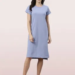 Enamor Blue Lounge Dress-image-79