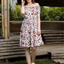 Sera White Printed Midi Dress-picture-23