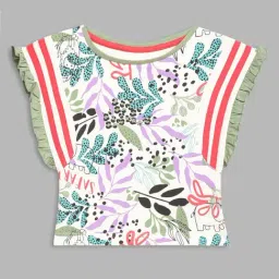 Elle Kids Multicolor Cotton Printed Top-image-15
