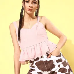 Rare Pink Peplum Top-image-80