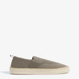 SOLEPLAY by Westside Grey Knit-Textured Slip-On Shoes image 2