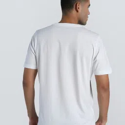 Puma White Cotton Regular Fit Printed Sports T-Shirt image 2