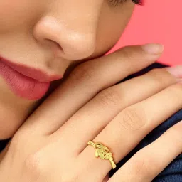 Joyalukkas 22k Botanical Gold Ring for Women image 2