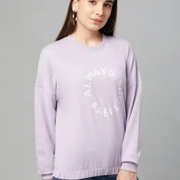 Club York Purple Graphic Print Sweatshirt image 3