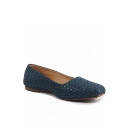 Fausto Women's Blue Casual Loafers image 2