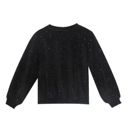 Blue Giraffe Kids Black Printed  Top image 2