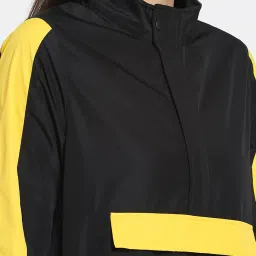 Bewakoof Black & Yellow Regular Fit Jacket image 5