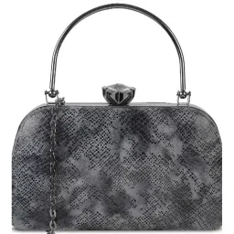 Mochi Grey Animal Effect Small Clutch image 2