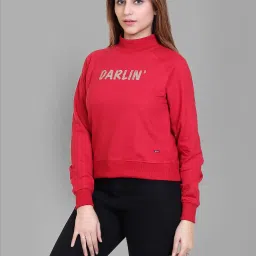 Club York Red Graphic Print Sweatshirt image 4