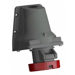 Amphenol Industrial Easy Safe IP67 Red Wall Mount 3P + E Right Angle Industrial Power Socket, Rated At 32A, 230 V, 2CMA101244R1000332ERS6W-picture-28