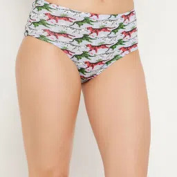 Clovia Multicolor Cotton Printed Hipster Panty image 4