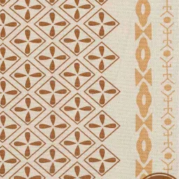 Urban Space Taupe Cotton 200 GSM 6 Seater Dining Table Runner image 2