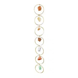The Artment Multicolor Crystal 7 Chakra Gemstones Healing Hanging Ornamen - Set of 2 image 2