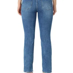 Spykar Women Printed Blue Jeans image 2