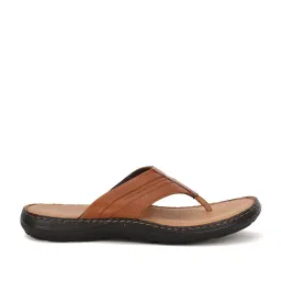 Hush Puppies by Bata Men's Tan Thong Sandals image 2