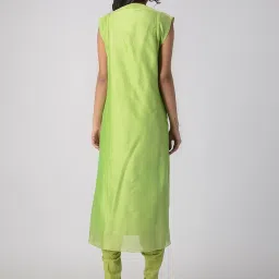 Smriti Gupta Kapaas Lime Green Kurta image 2