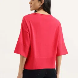 United Colors of Benetton Fuchsia Plain Top image 2