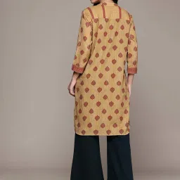 Aarke Ritu Kumar Mustard Shangri-La Kurta image 2