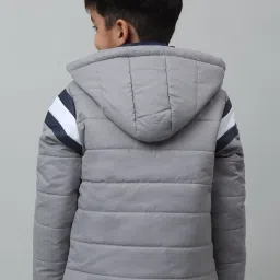 Cantabil Kids Grey Quilted Full Sleeves Jacket image 2