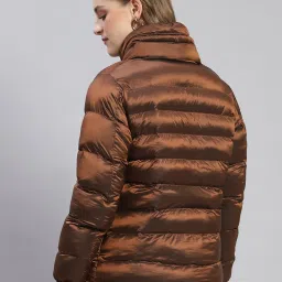 Monte Carlo Brown Regular Fit Puffer Jacket image 2