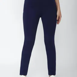 Forever 21 Navy Regular Fit Leggings image 1