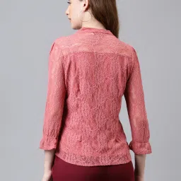 Latin Quarters Pink Lace Top image 2