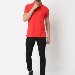 Spykar Dark Navy Slim Fit Lightly Washed Jeans image 5