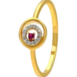 Malabar Gold and Diamonds 22k (916) Yellow Gold Ring for Women-picture-27