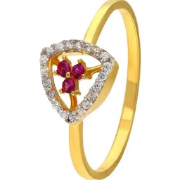 Malabar Gold and Diamonds 22k (916) Yellow Gold Ring for Women-picture-22