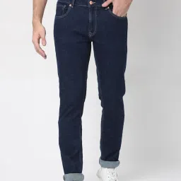 Spykar Blue Lightly Washed Jeans image 1