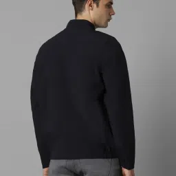 Louis Philippe Green Cotton Regular Fit Jacket image 2