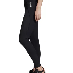 Adidas Black & White Mid Rise Tights image 3