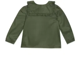 U.S. Polo Assn. Kids Olive Solid Top image 2