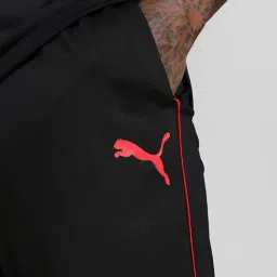 Puma Black Na Regular Fit Solid Pants image 5