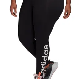 Adidas Black Printed Tights image 1
