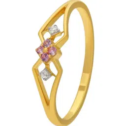 Malabar Gold and Diamonds 22k (916) Yellow Gold Ring for Women-picture-24
