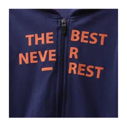 Under Fourteen Only Kids Navy Printed Full Sleeves Sweatshirt image 5