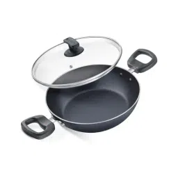 Judge by Prestige Everyday Black Aluminium Kadhai 20 cm with Lid 1.3 L image 2
