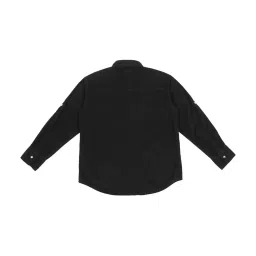 Gini & Jony Kids Black Cotton Shirt image 2