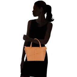 Baggit Orange Solid Medium Handbag image 2
