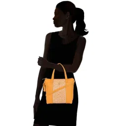 Baggit Yellow Printed Medium Handbag image 2