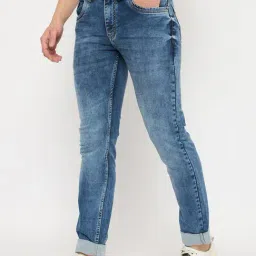 Duke Blue Blended Slim Fit Washed Jeans image 3