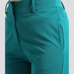 Kazo Teal Flat Front Trouser image 5